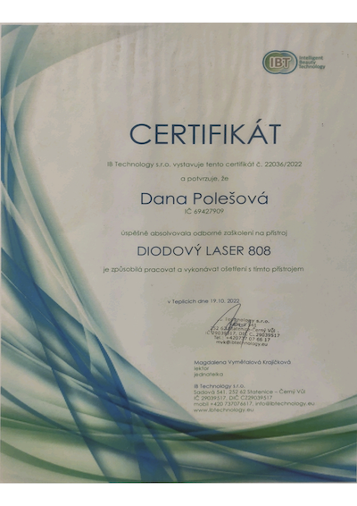 Certifikát