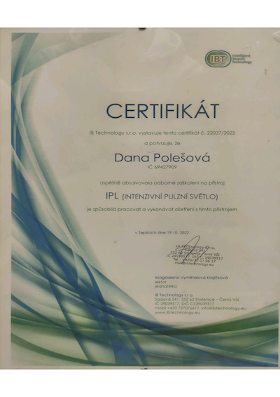 Certifikát